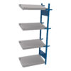 Open shelving with 4 sloped shelves (FIFO) (Middle side-by-side unit)