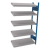 Open shelving with 5 sloped shelves (FIFO) (End side-by-side unit)