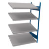 Open shelving with 4 sloped shelves (FIFO) (End side-by-side unit)