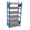 Open shelving with 6 sloped shelves (FIFO) (Starter side-by-side unit)