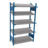 Open shelving with 5 sloped shelves (FIFO) (Starter side-by-side unit)