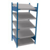 Open shelving with 5 sloped shelves (FIFO) (Standalone unit)