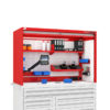 TekZone Hutch with Power Feed Panel