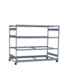 Mobile Shelving,99 1/8W x 48D x 80 1/4H 4-Shelf Unit Without Decking
