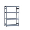 Medium-Duty Mini-Rack Shelving, 48W x 24D x 75H Starter, 4-Shelf Unit with Steel Decking