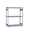 Medium-Duty Mini-Rack Shelving, 60W x 24D x 75H Starter, 3-Shelf Unit with Steel Decking