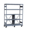 Mobile Shelving,63 1/4W x 24D x 80 1/4H 4-Shelf Unit Without Decking