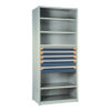 Shelving With Modular Drawers, 87W x Painted steelD x 18H, Shelving-Shelf Unit, 5-Drawers