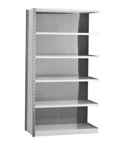 Closed Steel Shelving - 42W Adder Kit - 6 Shelf Unit