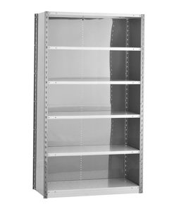 Closed Steel Shelving - 42W Starter Kit - 6 Shelf Unit