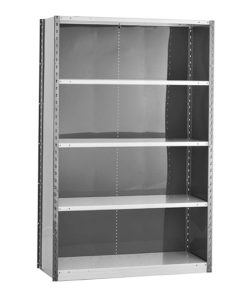 Closed Steel Shelving - 48W Starter Kit - 5 Shelf Unit