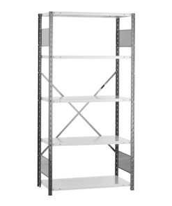 Open Steel Shelving - 36W Starter Kit - 5 Shelf Unit