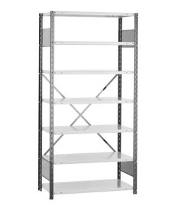 Open Steel Shelving - 36W Starter Kit - 7 Shelf Unit