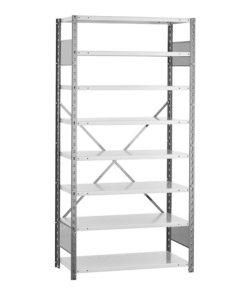 Open Steel Shelving - 36W Starter Kit - 8 Shelf Unit