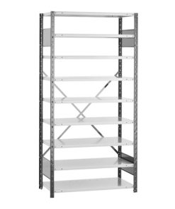 Open Steel Shelving - 36W Starter Kit - 9 Shelf Unit