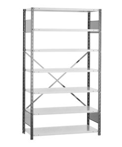 Open Steel Shelving Unit - 42W Starter Kit - 7 Shelf