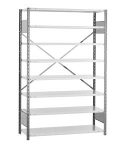 Open Steel Shelving Unit - 48W Starter Kit - 8 Shelf