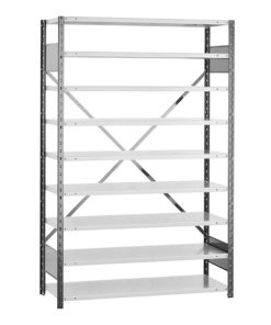 Open Steel Shelving Unit - 48W Starter Kit - 9 Shelf