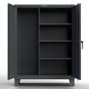 Extreme Duty 12 GA Janitorial Cabinet with 4 Shelves - 36 In. W x 24 In. D x 78 In. H