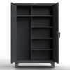 Extreme Duty 12 GA Uniform Cabinet with 5 Shelves - 36 In. W x 24 In. D x 78 In. H